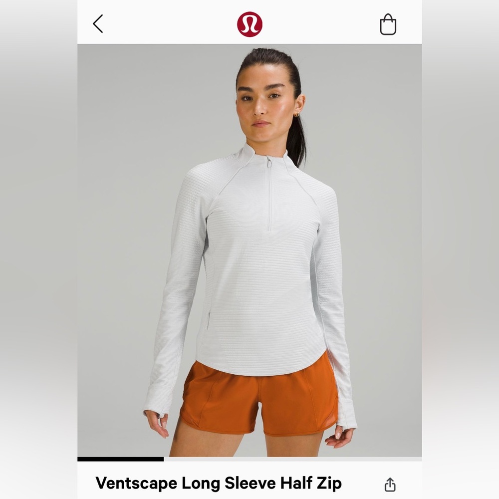 LULULEMON Ventscape Long Sleeve Half Zip